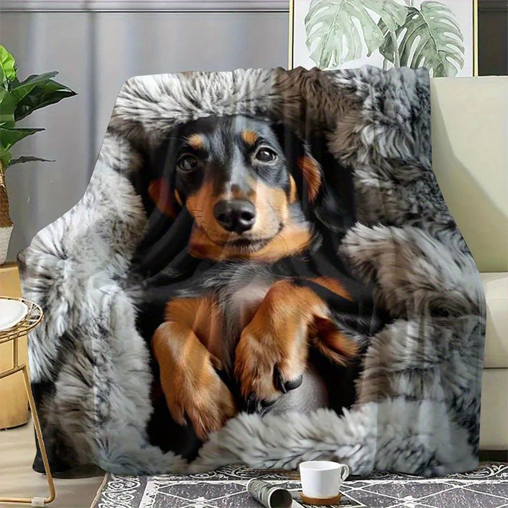 Dog Print Furry Blanket , Warm and comfortable throw blanket sofa bed sofa camping trip, the best gift. 75x90cm
Dog Print Furry Blanket , Warm and comfortable throw blanket sofa bed sofa camping trip, the best gift. 75x90cm