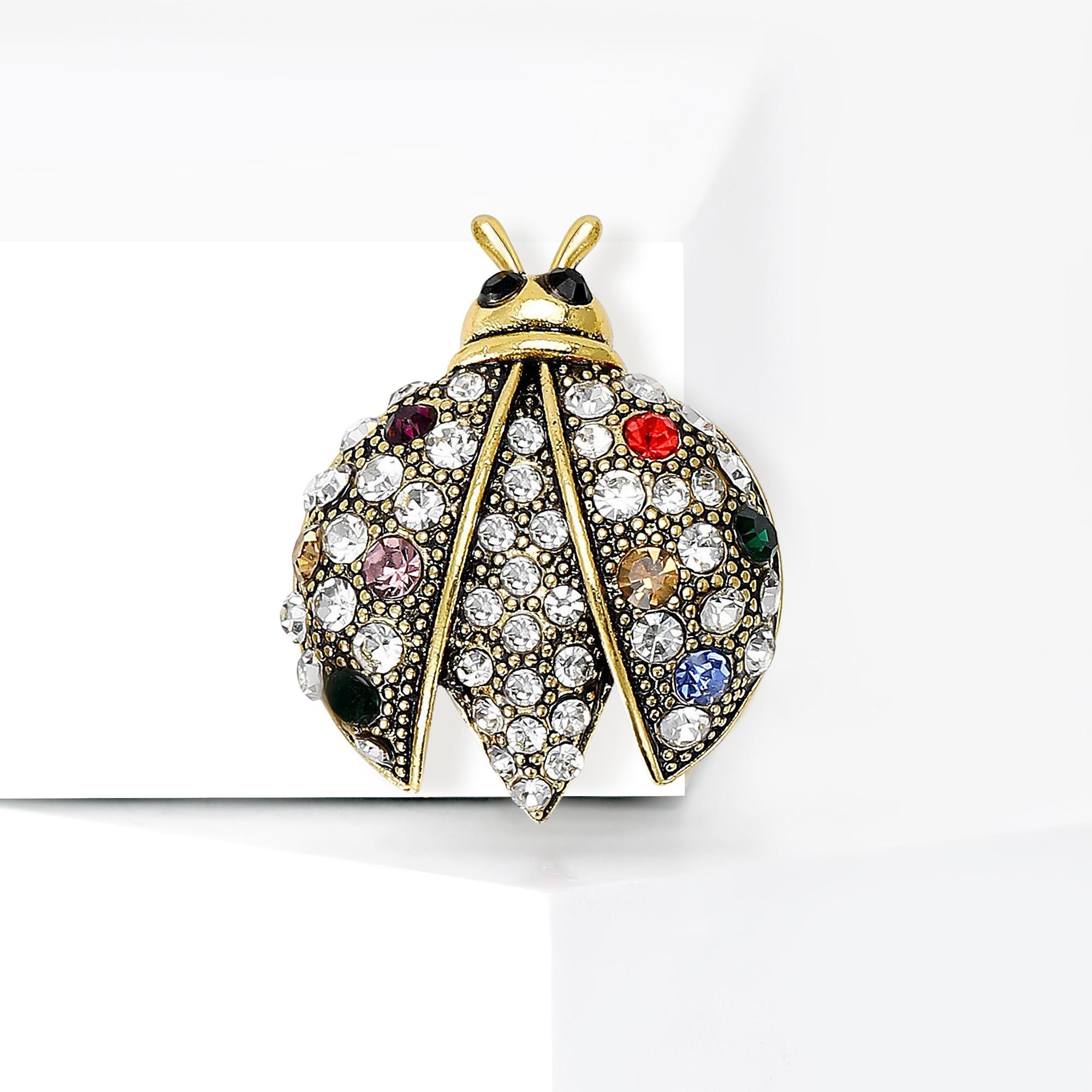 Fashion Rhinestone Ladybug Brooches for Women Unisex Insect Pins Keychain Event Party New Gifts Jewelry Decoration Accessories
Fashion Rhinestone Ladybug Brooches for Women Unisex Insect Pins Keychain Event Party New Gifts Jewelry Decoration Accessories
