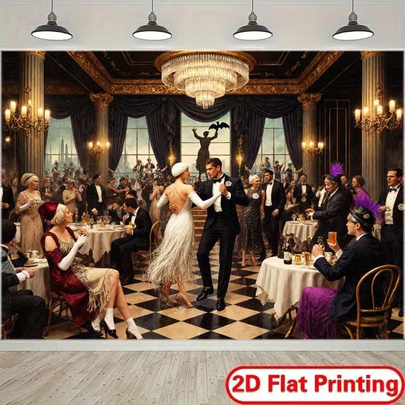 2D Roaring 20s Gatsby Backdrop Art Deco Themed Party Photography Banner 47.2x31.5inch/120*80cm
2D Roaring 20s Gatsby Backdrop Art Deco Themed Party Photography Banner 47.2x31.5inch/120*80cm