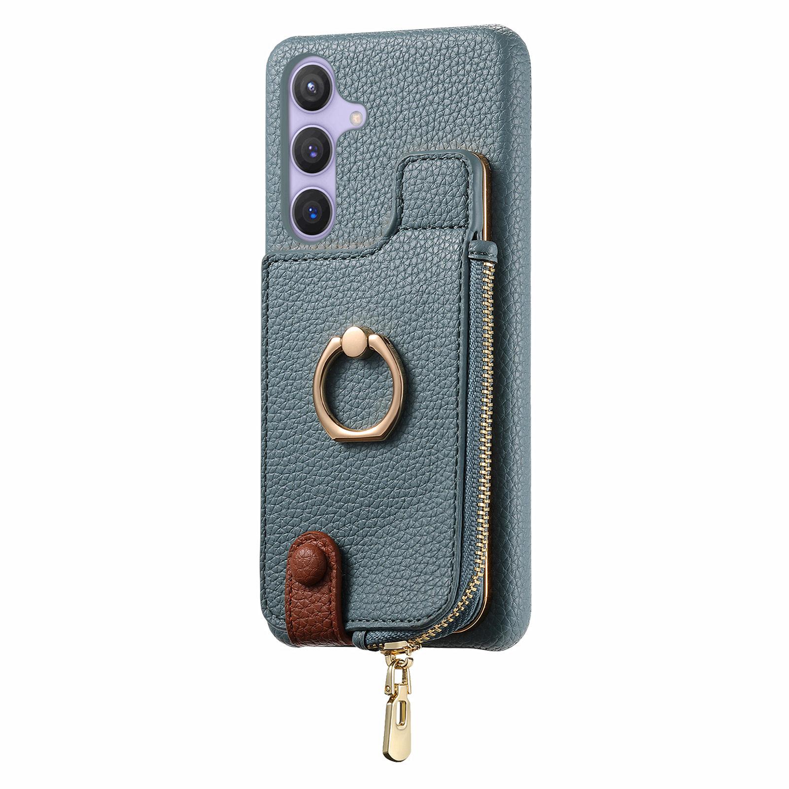 For Samsung Galaxy S25+ Case RFID Blocking Phone Wallet Cover Supports Magnetic Car Holder Blue 
For Samsung Galaxy S25+ Case RFID Blocking Phone Wallet Cover Supports Magnetic Car Holder Blue