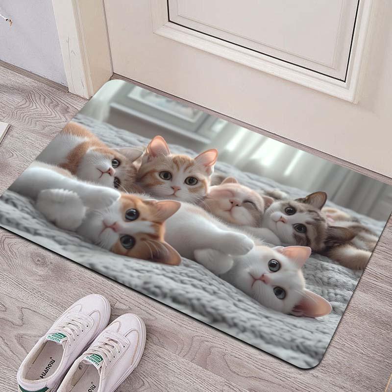 1 шт. Коврики для кухни с кошачьим узором, Нескользящие коврики для дома, для двери, Поп-дизайн, Коврики для ванной комнаты, Коврик для ванной, Ковер для дома, Декор для раковины, прачечной 40cm x 60cm
1 шт. Коврики для кухни с кошачьим узором, Нескользящие коврики для дома, для двери, Поп-дизайн, Коврики для ванной комнаты, Коврик для ванной, Ковер для дома, Декор для раковины, прачечной 40cm x 60cm