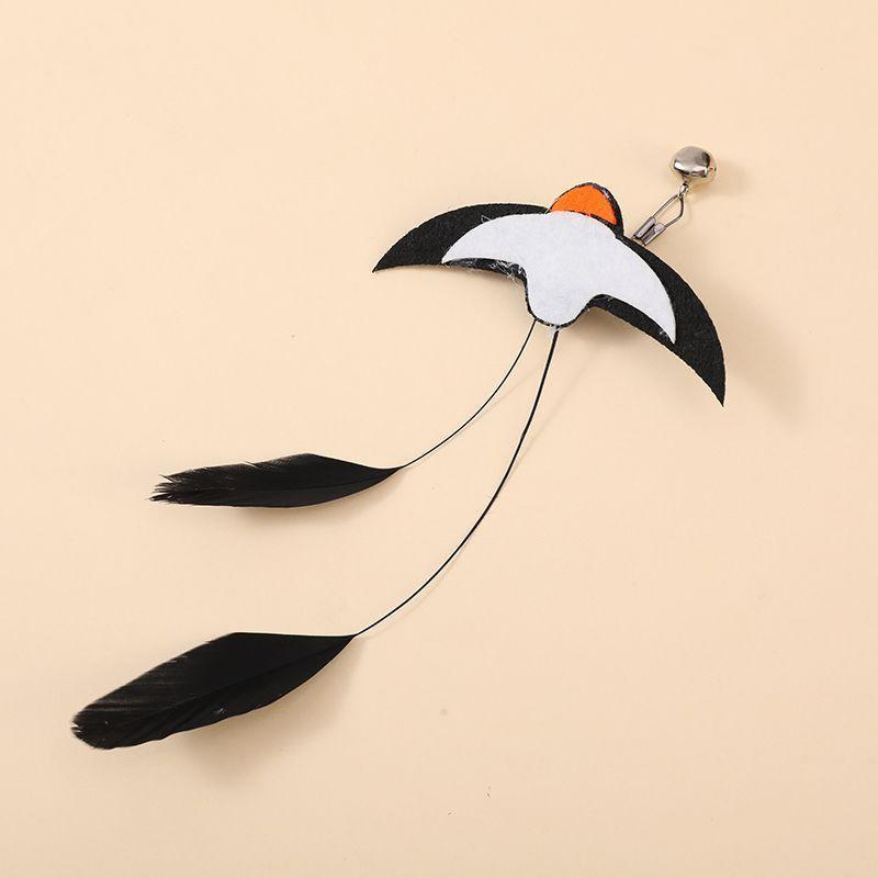 1/2Pcs Simulation Bird Feather With Bell Cat Stick Toys For Kitten Playing Teaser Wand Toy Pet Cats Supplies Interactive Cat Toy Swallow head
1/2Pcs Simulation Bird Feather With Bell Cat Stick Toys For Kitten Playing Teaser Wand Toy Pet Cats Supplies Interactive Cat Toy Swallow head