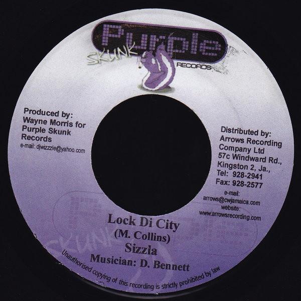 7inch Record SIZZLA - Lock Di City NONE Purple Skunk Re 2004 Jamaica Reggae, Ska & Dub Used
7inch Record SIZZLA - Lock Di City NONE Purple Skunk Re 2004 Jamaica Reggae, Ska & Dub Used