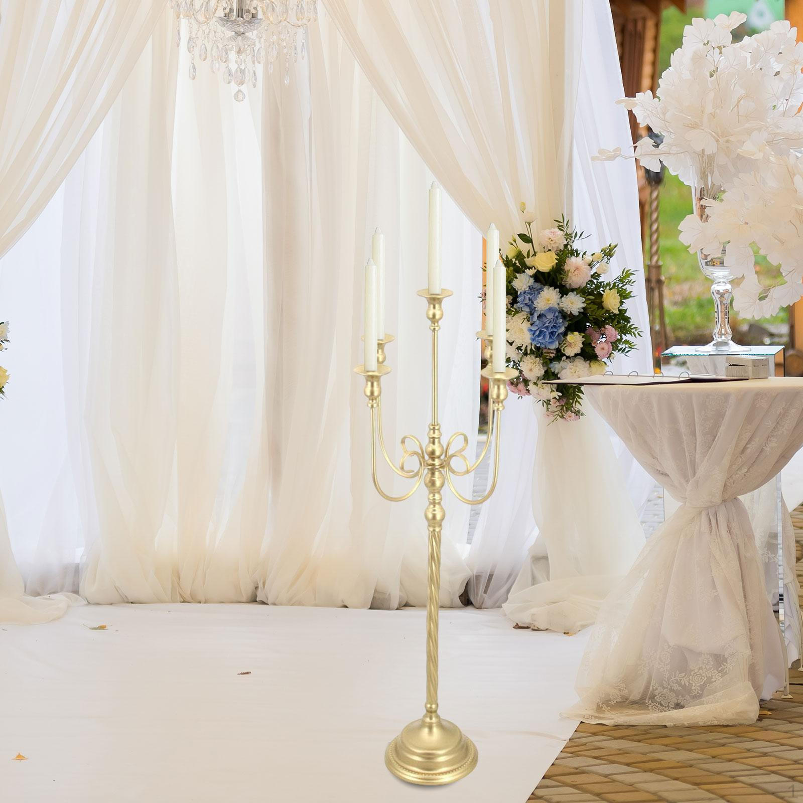 Подсвечник высотой 37 дюймов, декор комнаты, элегантный, с 5 ветвями золотистый
Подсвечник высотой 37 дюймов, декор комнаты, элегантный, с 5 ветвями золотистый