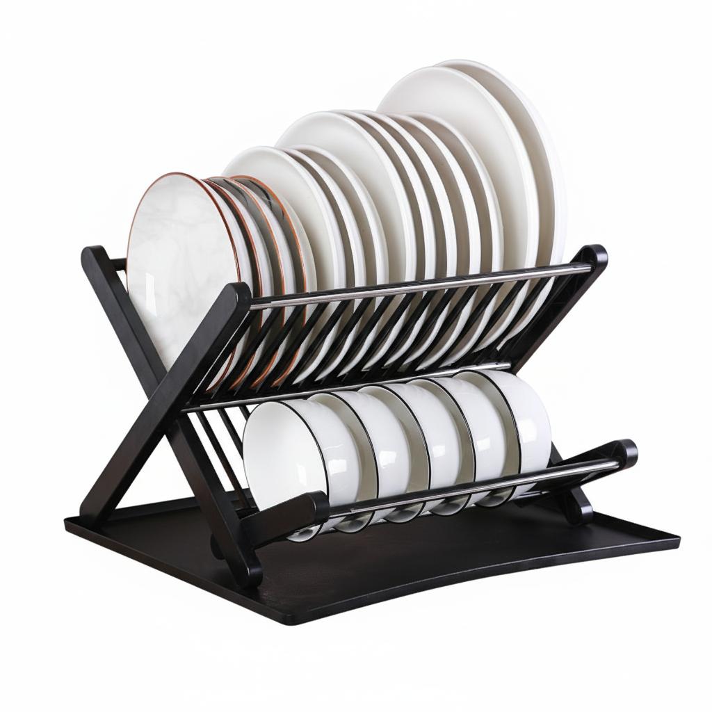 Double Layer Kitchen Dish Rack Foldable No Installation Drainage Storage Utensil Organizer
Double Layer Kitchen Dish Rack Foldable No Installation Drainage Storage Utensil Organizer