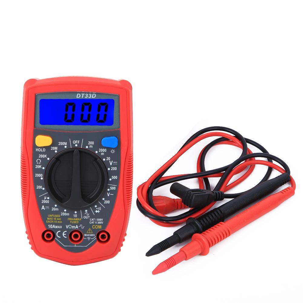 DT33D Mini Digital Multimeter Voltmeter Portable Universal Meter 130 x 73.5 x 35mm
DT33D Mini Digital Multimeter Voltmeter Portable Universal Meter 130 x 73.5 x 35mm