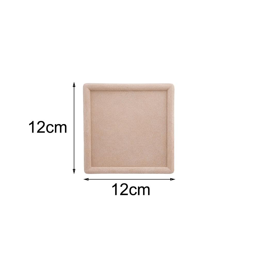 Velvet Jewelry Display Tray Exquisite Luxury Showcase Organizer Blank Box Solid Color Jewelry Tray Show Stand
Velvet Jewelry Display Tray Exquisite Luxury Showcase Organizer Blank Box Solid Color Jewelry Tray Show Stand