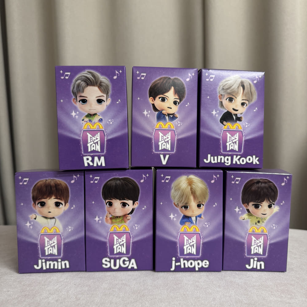 BTS McDonald’s Figure 7-Piece Set 7pcs
BTS McDonald’s Figure 7-Piece Set 7pcs