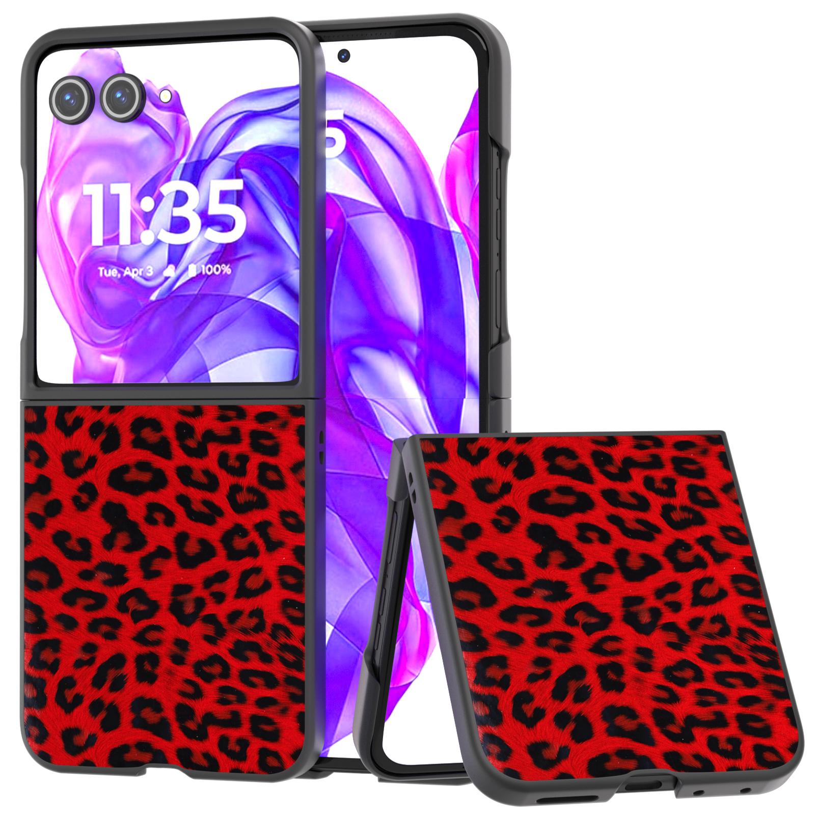 ABEEL For Motorola Razr 50 Ultra 5G Case PU+PC Back Phone Cover with Leopard Pattern Red
ABEEL For Motorola Razr 50 Ultra 5G Case PU+PC Back Phone Cover with Leopard Pattern Red