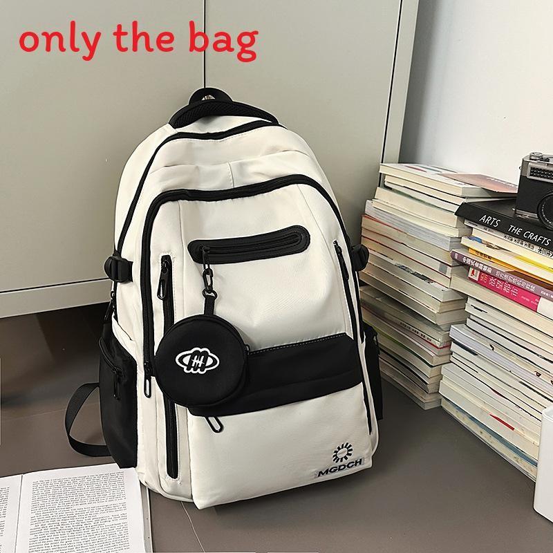 Simple Solid Color College Student Backpack With Letter Embroidery Design And Padded Shoulder Straps For Day Trips білий
Simple Solid Color College Student Backpack With Letter Embroidery Design And Padded Shoulder Straps For Day Trips білий