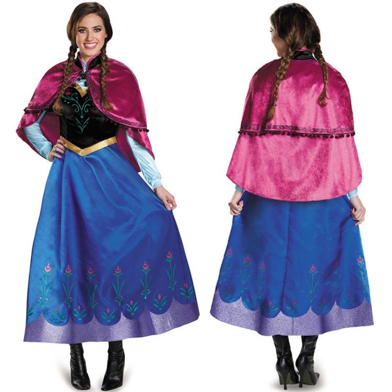 Хэллоуин Взрослый женский костюм платья принцессы Анны Снежная королева принцесса Анна XXXL
Хэллоуин Взрослый женский костюм платья принцессы Анны Снежная королева принцесса Анна XXXL
