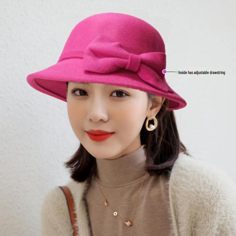 Женская ретро фетровая шляпа федора - Мода осень/зима Adjustable розы красного
Женская ретро фетровая шляпа федора - Мода осень/зима Adjustable розы красного