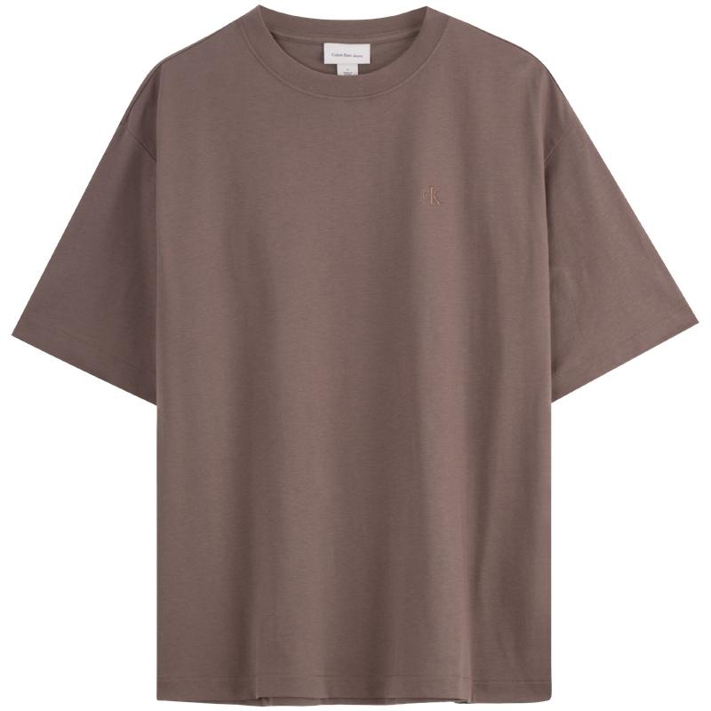 Calvin Klein Minimalist Embroidered Commuter Cotton Loose Fit Round Neck Short Sleeve T-Shirt Men Tops Dark-Gray-Brown 40HM229-PBX S
Calvin Klein Minimalist Embroidered Commuter Cotton Loose Fit Round Neck Short Sleeve T-Shirt Men Tops Dark-Gray-Brown 40HM229-PBX S