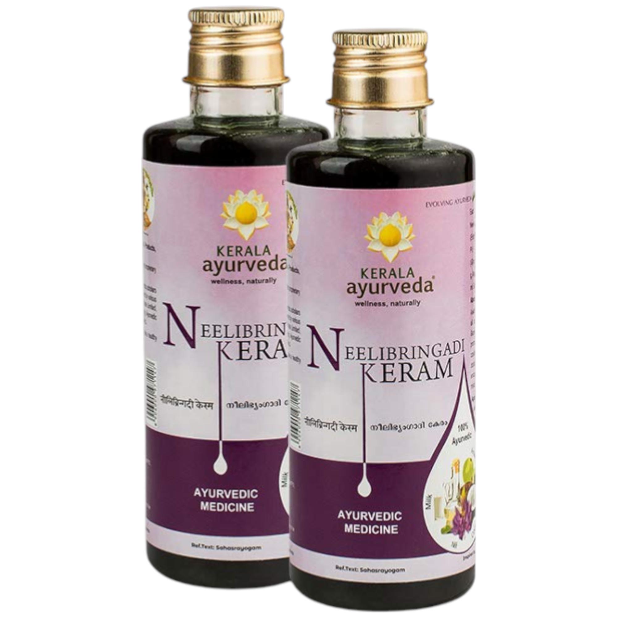 Neelibringadi Keram Ayurvedic Hair Oil 200ml X Pack of 2 – Triple Care Formula for Hair Growth, Shiny & Healthy Scalp
Neelibringadi Keram Ayurvedic Hair Oil 200ml X Pack of 2 – Triple Care Formula for Hair Growth, Shiny & Healthy Scalp