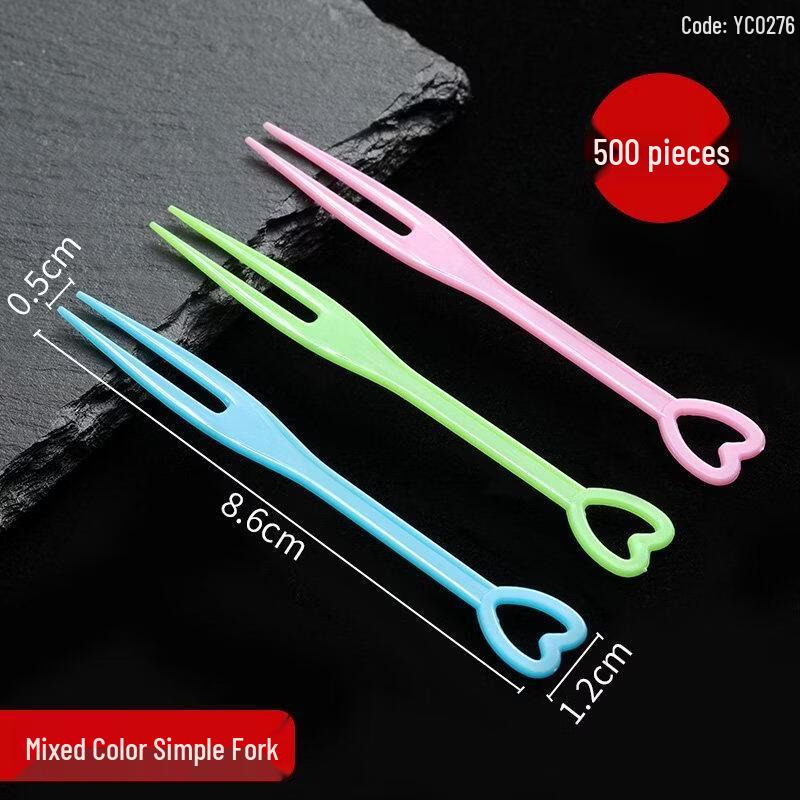 HANDUNYOU Disposable Food-Grade Colorful Fruit Forks
HANDUNYOU Disposable Food-Grade Colorful Fruit Forks