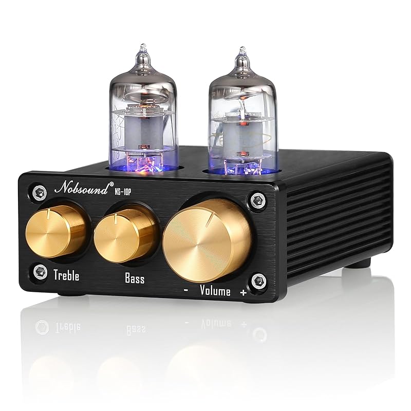 Nobsound NS-10P mini Hi-Fi AUX vacuum tube preamp headphone amplifier line preamplifier treble base
Nobsound NS-10P mini Hi-Fi AUX vacuum tube preamp headphone amplifier line preamplifier treble base