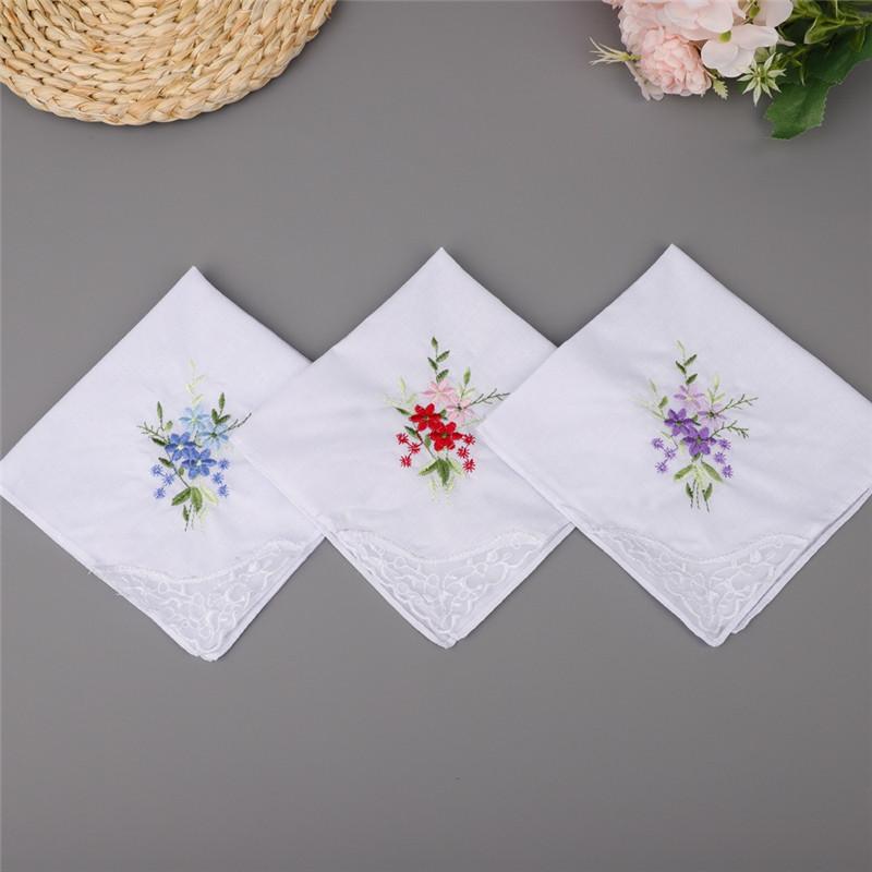 3Pcs 28x28cm Flower Embroidery Lace White Cotton Lady Women Reusable Handkerchief Wedding Party Serviettes
3Pcs 28x28cm Flower Embroidery Lace White Cotton Lady Women Reusable Handkerchief Wedding Party Serviettes