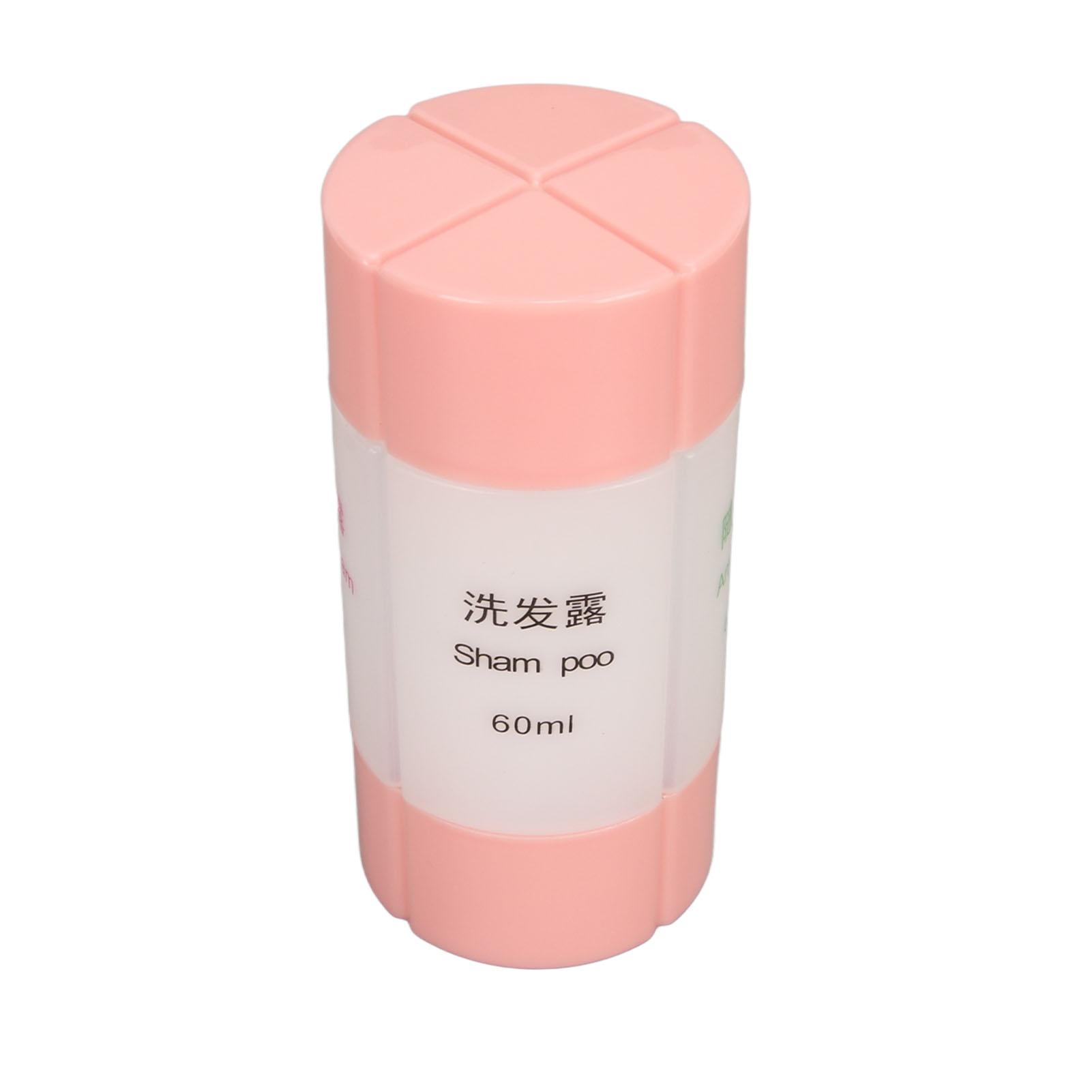 4 in 1 Travel Dispenser Pink Small Light Strong Plastic Multi Purpose Shower Bottle for Shampoo Lotion Toiletries Soap
4 in 1 Travel Dispenser Pink Small Light Strong Plastic Multi Purpose Shower Bottle for Shampoo Lotion Toiletries Soap