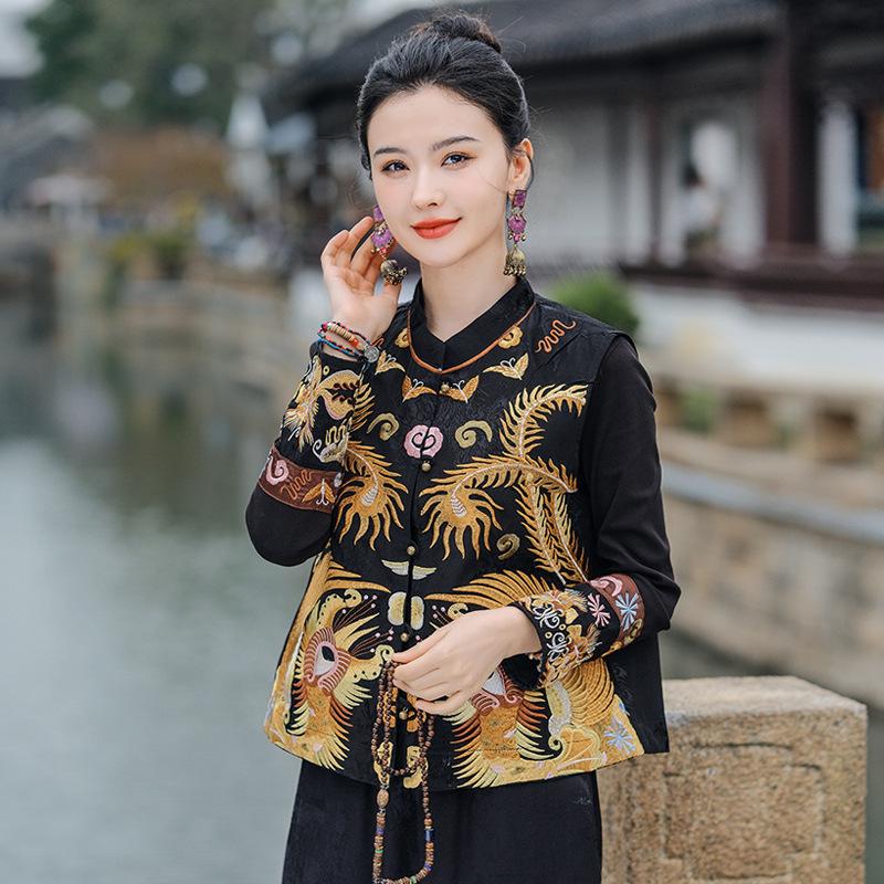 2025 Spring/Autumn Women s Ethnic Style Floral Embroidered Vest – Retro Cardigan Jacket XXL
2025 Spring/Autumn Women s Ethnic Style Floral Embroidered Vest – Retro Cardigan Jacket XXL