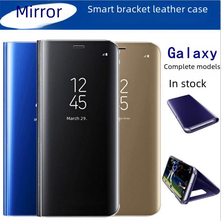 Кожаный чехол-раскладушка для Samsung S24 с зеркалом, подставкой и защитой от падения для Note20 и S10.
Кожаный чехол-раскладушка для Samsung S24 с зеркалом, подставкой и защитой от падения для Note20 и S10.