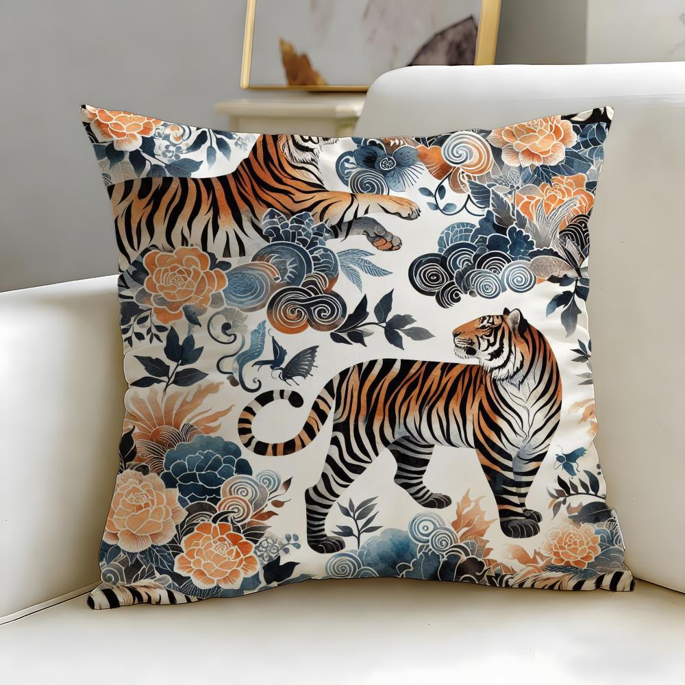 pattern theme Tropical Tiger Pattern Cushion Cover Soft & Easy-Wash Pillow Case – Versatile for Couch, Bed, Travel and Office 30cmx30cm
pattern theme Tropical Tiger Pattern Cushion Cover Soft & Easy-Wash Pillow Case – Versatile for Couch, Bed, Travel and Office 30cmx30cm