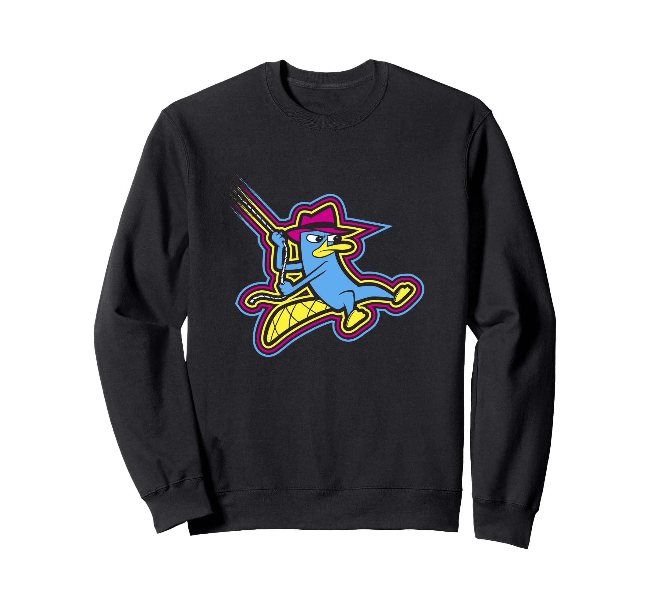 Disney Phineas and Ferb Neon Perry Swing-in Action Sweatshirt
Disney Phineas and Ferb Neon Perry Swing-in Action Sweatshirt