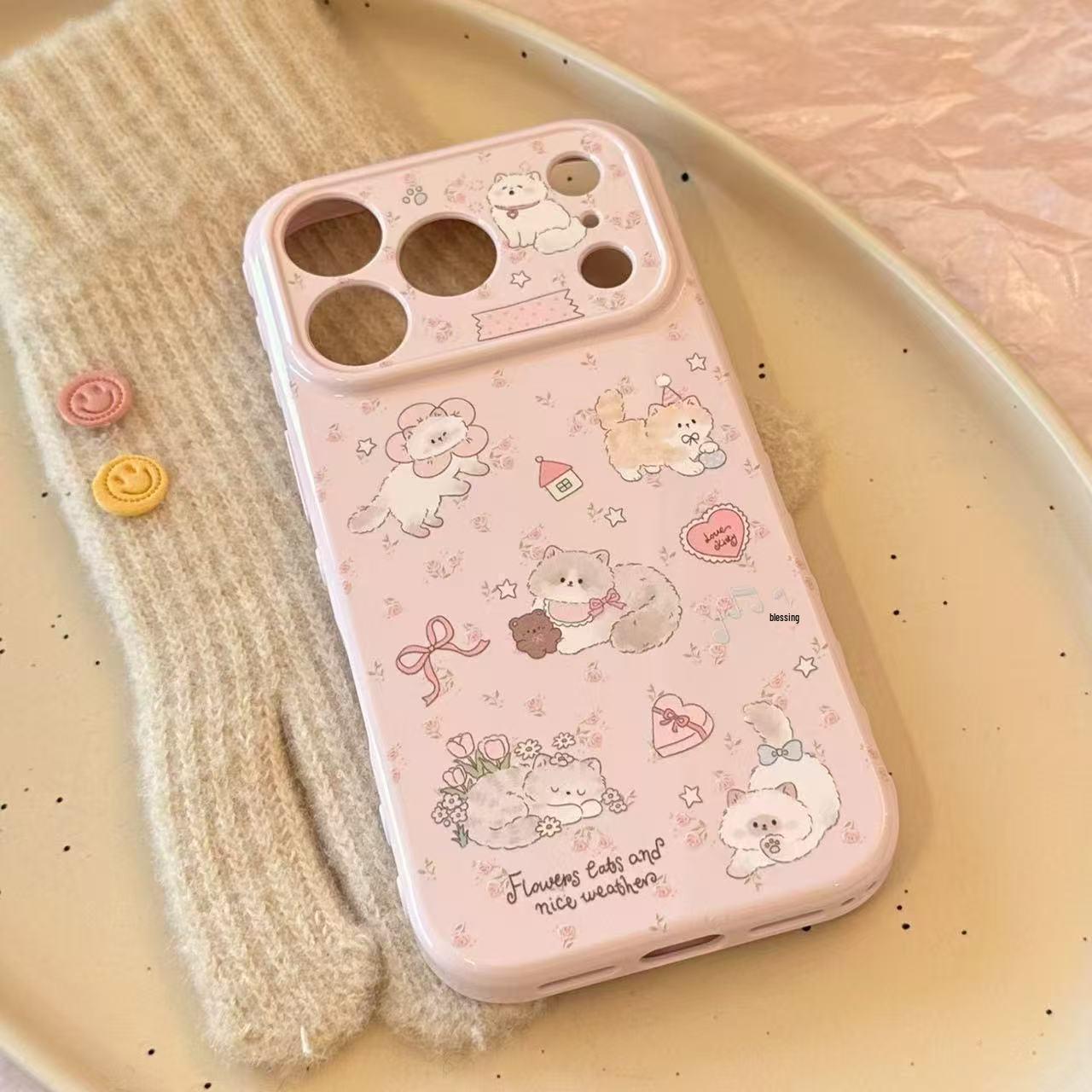 Soft Cute Lazy Cat Phone Case for iPhone 17, 16 Pro Max, 15, 14 with Heart Design iPhone 15
Soft Cute Lazy Cat Phone Case for iPhone 17, 16 Pro Max, 15, 14 with Heart Design iPhone 15