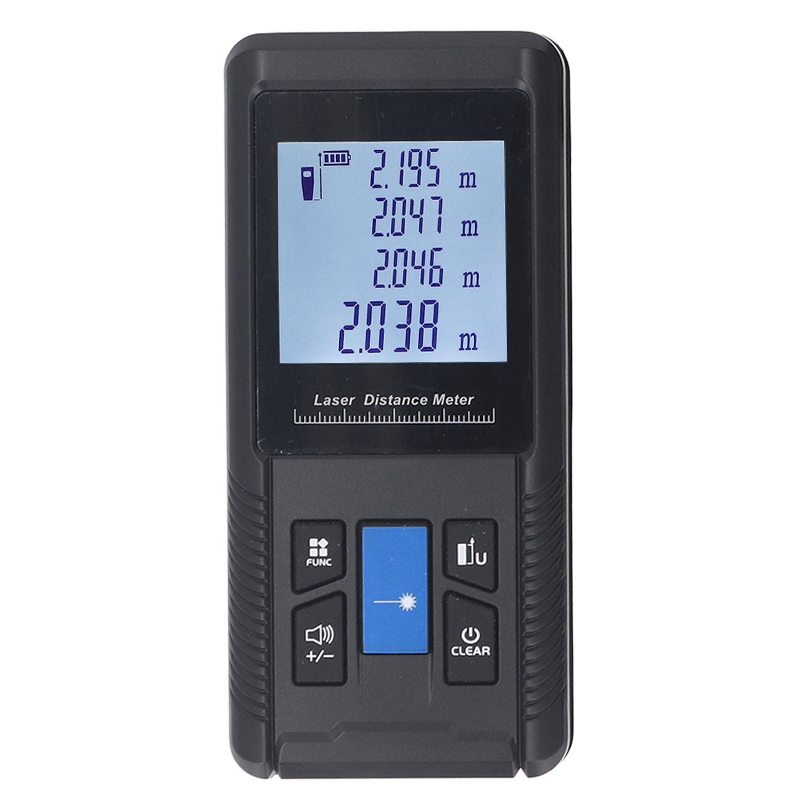 Ручной дальномер 50 м Диапазон Площадь Объем Пифагорейское измерение IP54 Портативный цифровой
Ручной дальномер 50 м Диапазон Площадь Объем Пифагорейское измерение IP54 Портативный цифровой