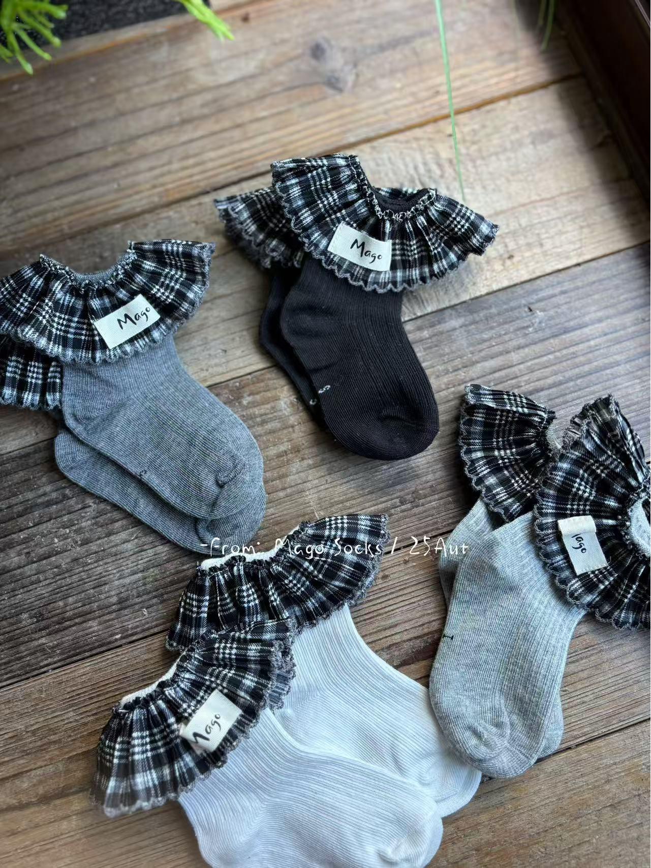 Mago Autumn Sweet Lolita Lace Ankle Socks - Pleated Mori Style Cotton for Girls S 1-3 years светло-серый
Mago Autumn Sweet Lolita Lace Ankle Socks - Pleated Mori Style Cotton for Girls S 1-3 years светло-серый