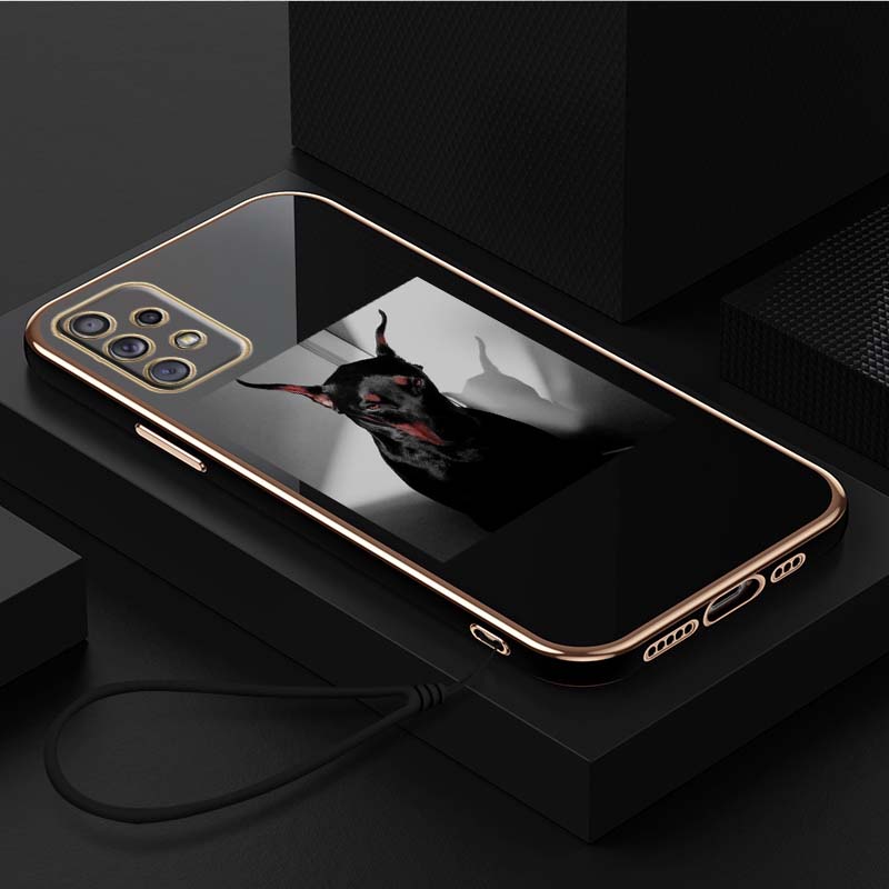 Роскошный чехол для телефона из ТПУ с ремешком для Samsung Galaxy A04 05s A13 A14 A24 A54 A34 Note20 S23 Ultra, чехлы A12, милый чехол для добермана-пинчера
Роскошный чехол для телефона из ТПУ с ремешком для Samsung Galaxy A04 05s A13 A14 A24 A54 A34 Note20 S23 Ultra, чехлы A12, милый чехол для добермана-пинчера