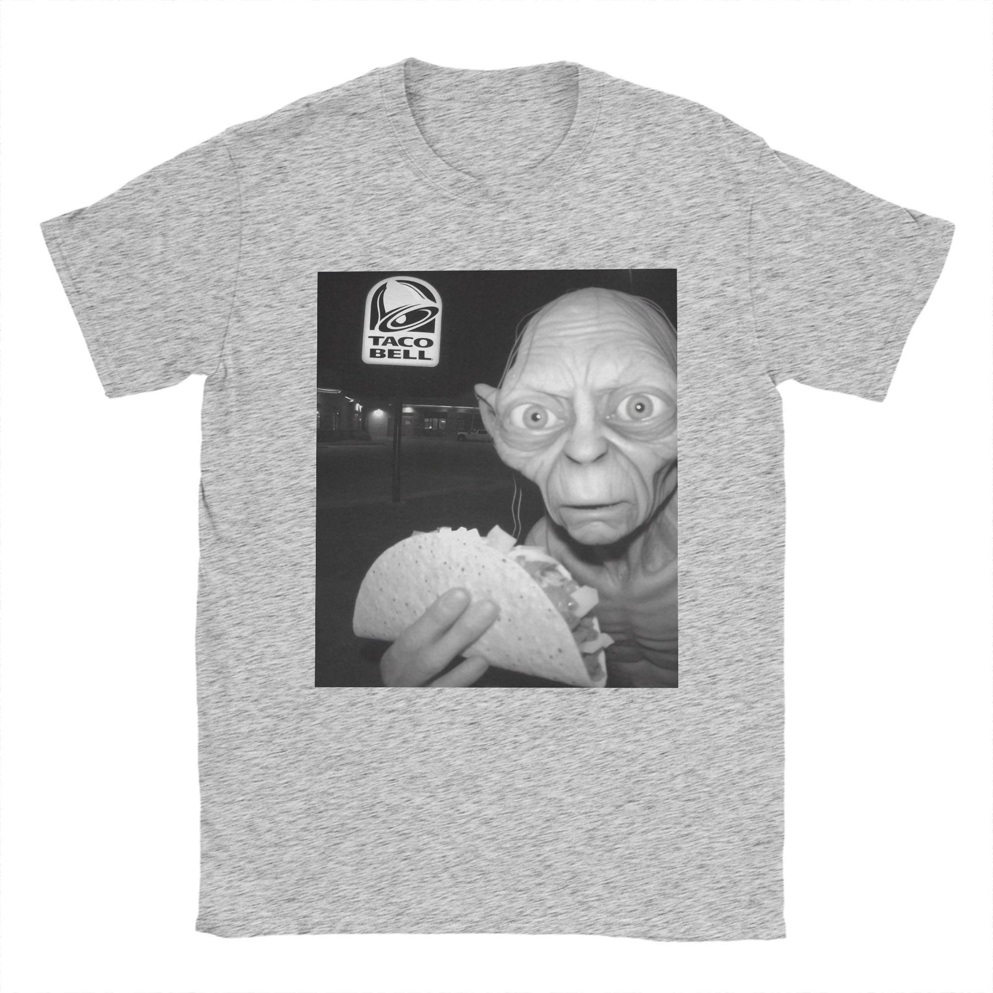 Чоловічі футболки Gollum їсть Taco Bell L-Lords Of The R-Rings Бавовняний одяг Повсякденні футболки з коротким рукавом і круглим вирізом Ідея для подарунка Футболки 2XL
Чоловічі футболки Gollum їсть Taco Bell L-Lords Of The R-Rings Бавовняний одяг Повсякденні футболки з коротким рукавом і круглим вирізом Ідея для подарунка Футболки 2XL