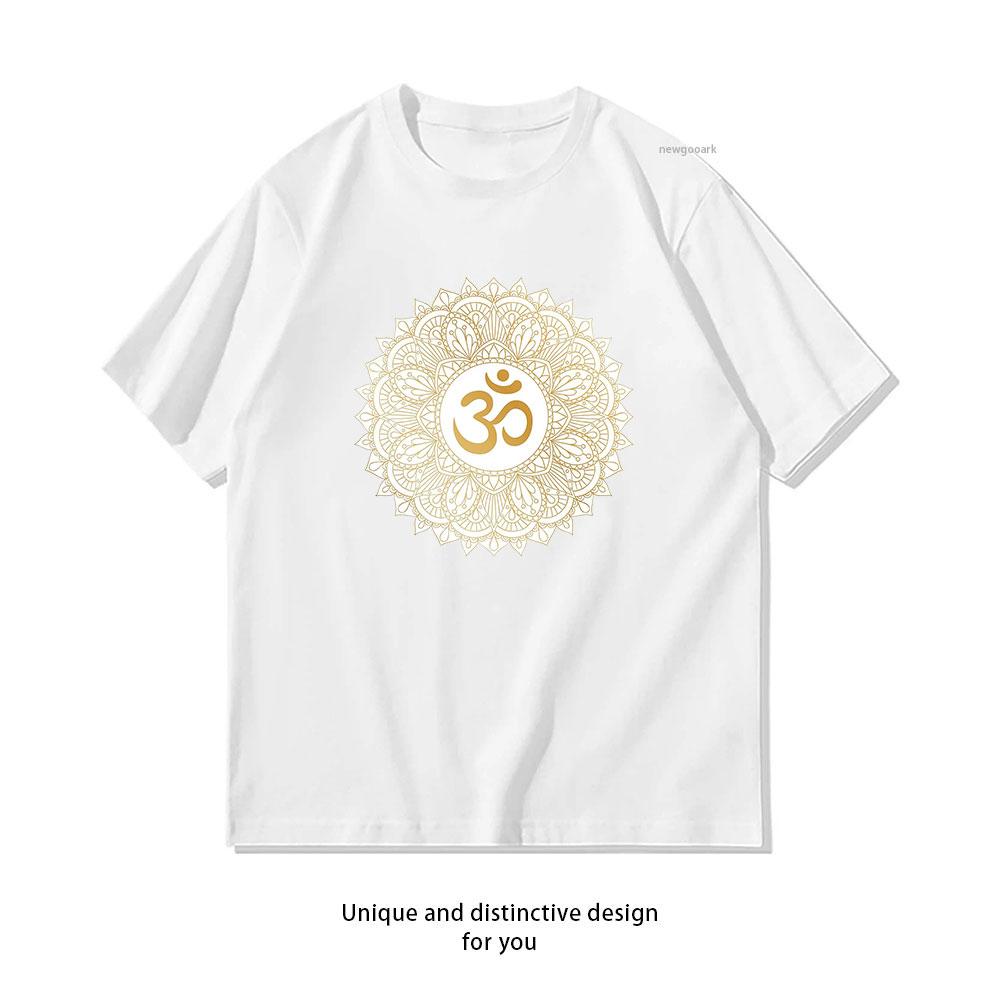 Golden Aum Om Ohm Symbol in Decorative Round Unisexdala OrnaUnisext Classic TShirt Women Unisex Casual Cotton Graphic T Shirts Oneck S
Golden Aum Om Ohm Symbol in Decorative Round Unisexdala OrnaUnisext Classic TShirt Women Unisex Casual Cotton Graphic T Shirts Oneck S