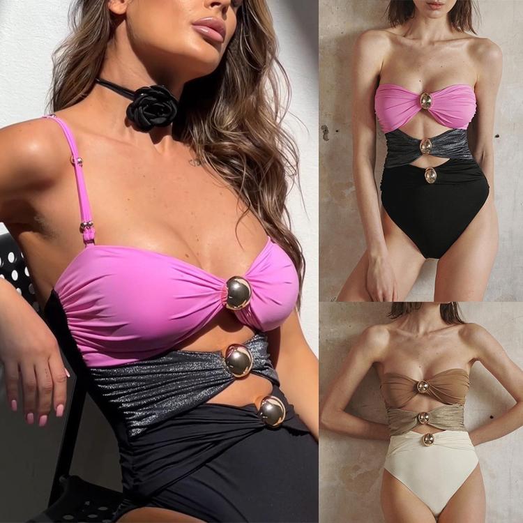 S - XL Colorblock Splicing Patchwork Women Swimwear Fashion One Piece Swimsuit Female Hight waist Bather Bathing Suit Swim Summer
S - XL Colorblock Splicing Patchwork Women Swimwear Fashion One Piece Swimsuit Female Hight waist Bather Bathing Suit Swim Summer