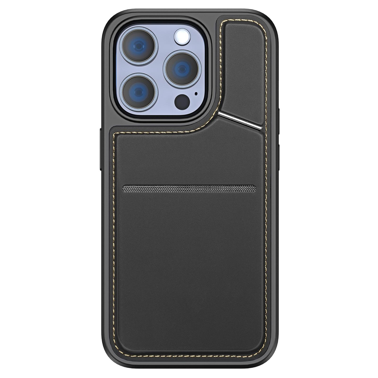 DUX DUCIS Rafi II Series for iPhone 13 Pro Phone Case Card Slots Cover RFID Blocking Protection Black
DUX DUCIS Rafi II Series for iPhone 13 Pro Phone Case Card Slots Cover RFID Blocking Protection Black