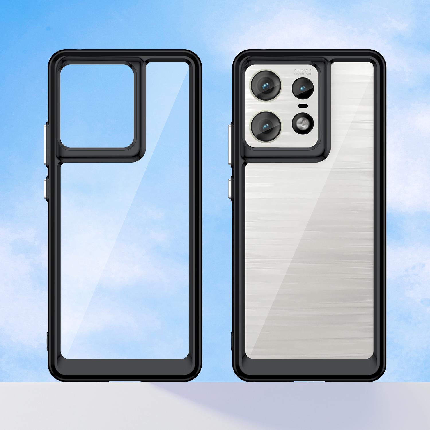 For Motorola Edge 50 Pro 5G Case TPU Frame+Acrylic Back Hybrid Phone Cover Transparent
For Motorola Edge 50 Pro 5G Case TPU Frame+Acrylic Back Hybrid Phone Cover Transparent