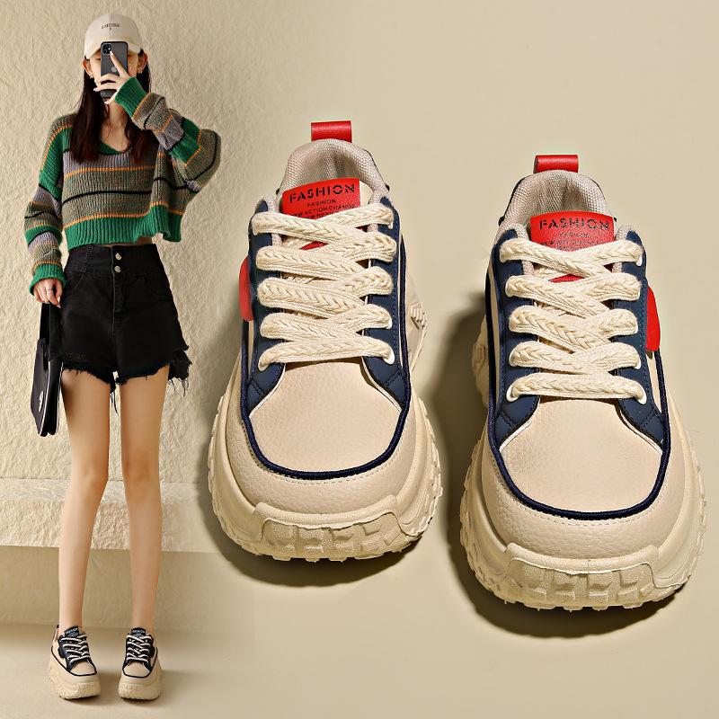 2025 autumn little white shoes new Korean version ins tide sports running casual thick sole inner height increase color matching board shoes women 40 чорний
2025 autumn little white shoes new Korean version ins tide sports running casual thick sole inner height increase color matching board shoes women 40 чорний