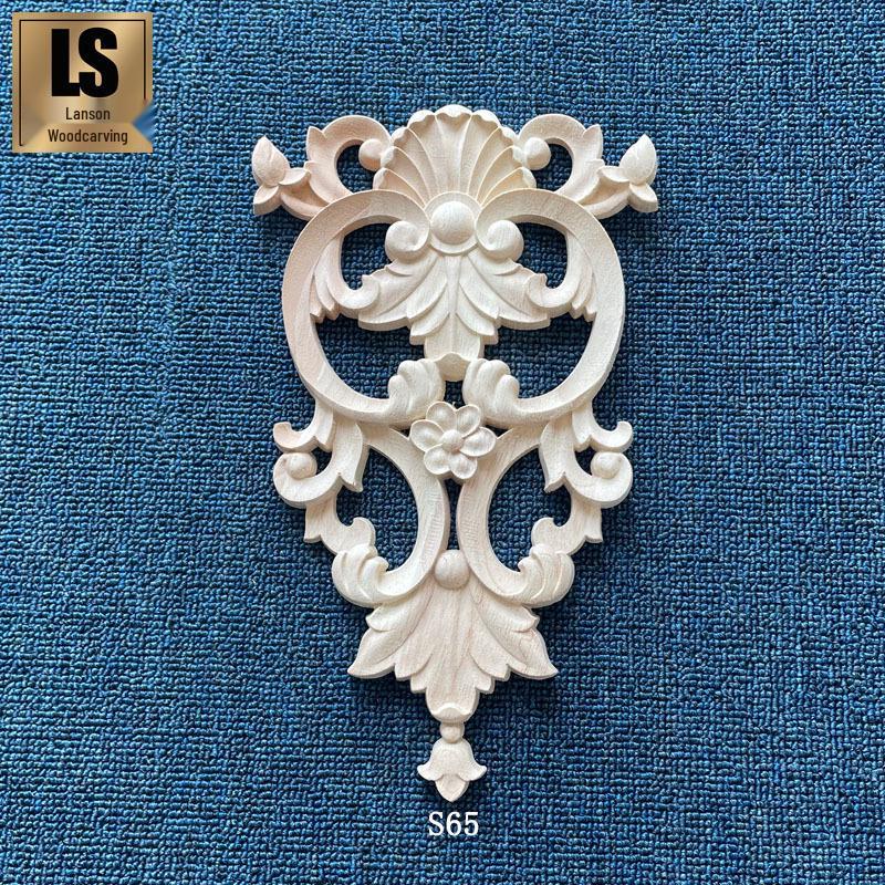 European Style Rubber Wood Flower Carving: Cabinet & Door Applique Decoration S65 Style 25x12 cm
European Style Rubber Wood Flower Carving: Cabinet & Door Applique Decoration S65 Style 25x12 cm