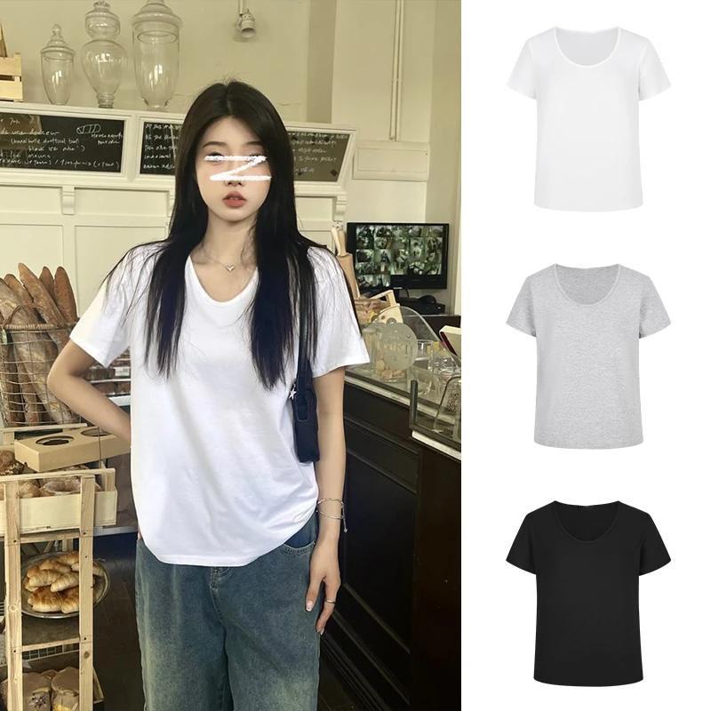 Женская летняя OOTD Свободная футболка с круглым вырезом и коротким рукавом, стройнящая - Уникальная и стильная. XL (116-130 lbs) светло-серый
Женская летняя OOTD Свободная футболка с круглым вырезом и коротким рукавом, стройнящая - Уникальная и стильная. XL (116-130 lbs) светло-серый