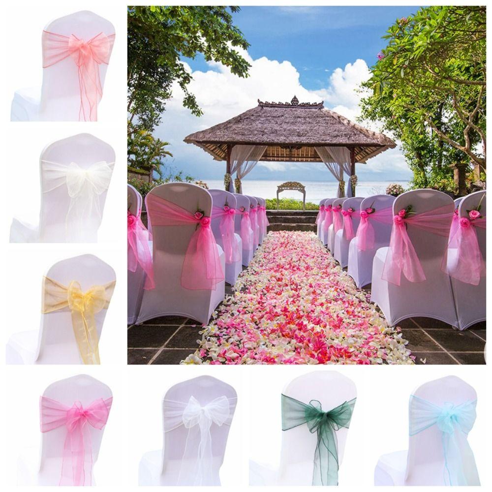 5pcs Reusable Organza Chair Sashes Knot Bands Bow Knot Sheer Organza Chair Sashes Baby Shower 27
5pcs Reusable Organza Chair Sashes Knot Bands Bow Knot Sheer Organza Chair Sashes Baby Shower 27