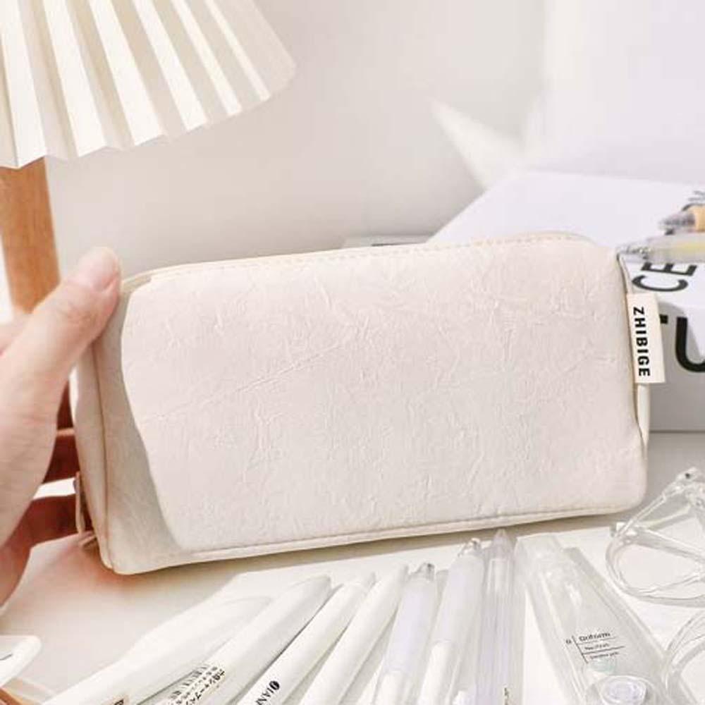 Korean Style Big Pencil Bag Cream White Yellow INS Pencil Pouch Leather Stationery Bag Student жовтий
Korean Style Big Pencil Bag Cream White Yellow INS Pencil Pouch Leather Stationery Bag Student жовтий