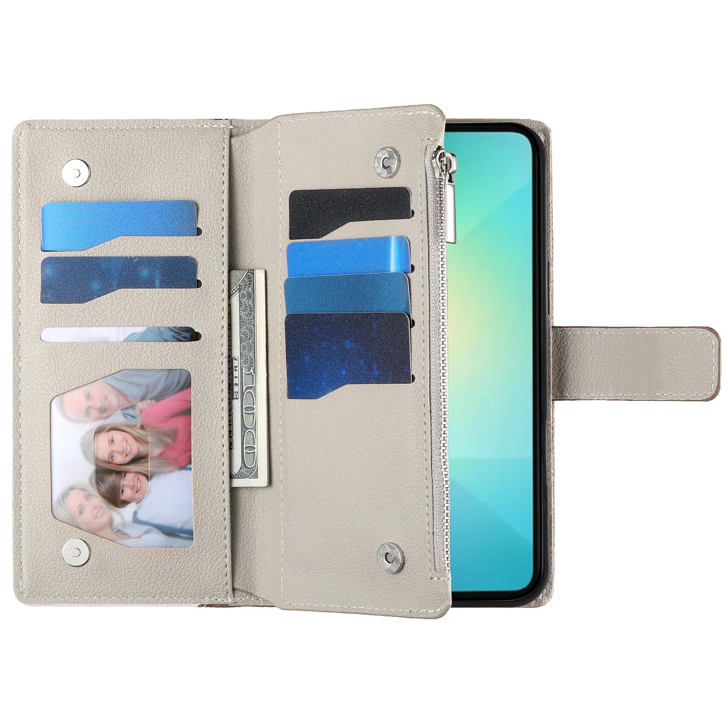 For Samsung Galaxy A06 4G Case Zipper Wallet Color Splicing Leather Flip Phone Cover with Straps Black
For Samsung Galaxy A06 4G Case Zipper Wallet Color Splicing Leather Flip Phone Cover with Straps Black