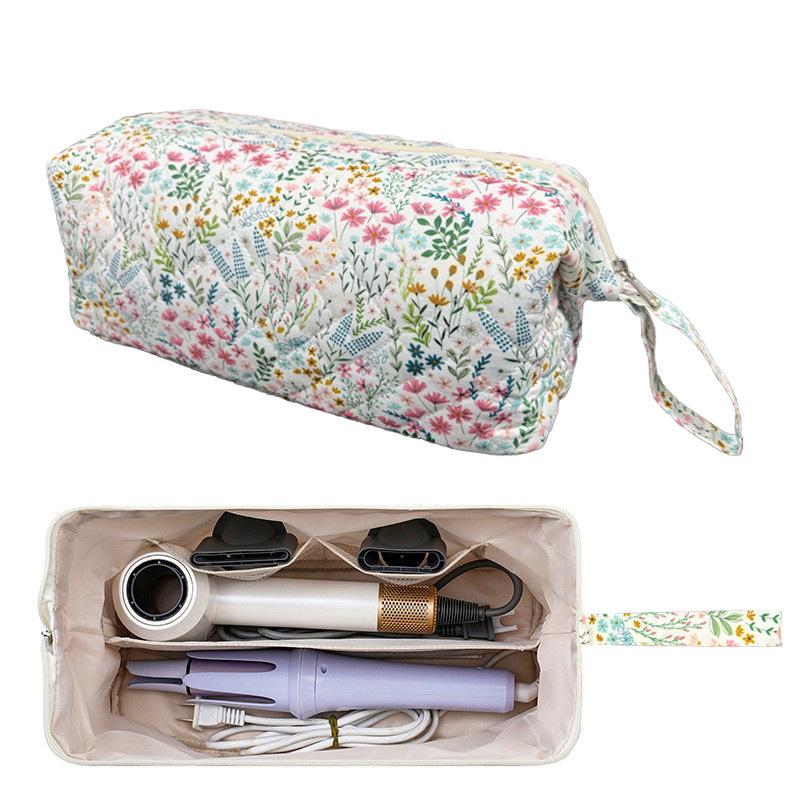 Large Capacity Hair Dryer Storage Bag, Quilted Portable Handheld Travel Case for Curling Iron, Multi-purpose Organizer Pouch KTB
Large Capacity Hair Dryer Storage Bag, Quilted Portable Handheld Travel Case for Curling Iron, Multi-purpose Organizer Pouch KTB