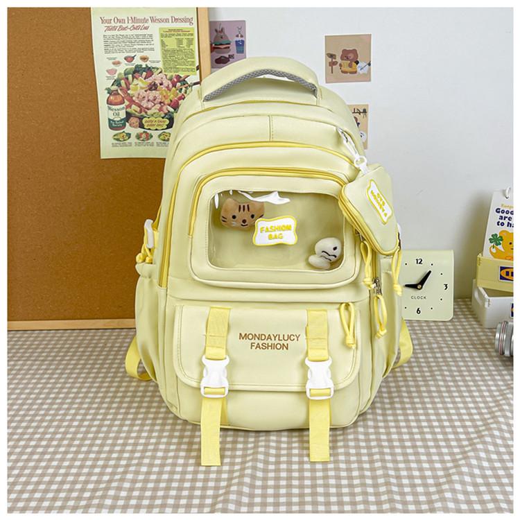 Школьный рюкзак японский инс с болевым слоем простой рюкзак большой вместимости многосекционный рюкзак для ученика средней школы рюкзак для отдыха и путешествий жёлтый
Школьный рюкзак японский инс с болевым слоем простой рюкзак большой вместимости многосекционный рюкзак для ученика средней школы рюкзак для отдыха и путешествий жёлтый