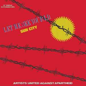 12inch Record ARTISTS UNITED AGAINST APARTHEID - Let Me See Your I.D. (Sun City) V56015 Manhattan Recor 1985 US Rap & Hip-Hop/R&B Used
12inch Record ARTISTS UNITED AGAINST APARTHEID - Let Me See Your I.D. (Sun City) V56015 Manhattan Recor 1985 US Rap & Hip-Hop/R&B Used