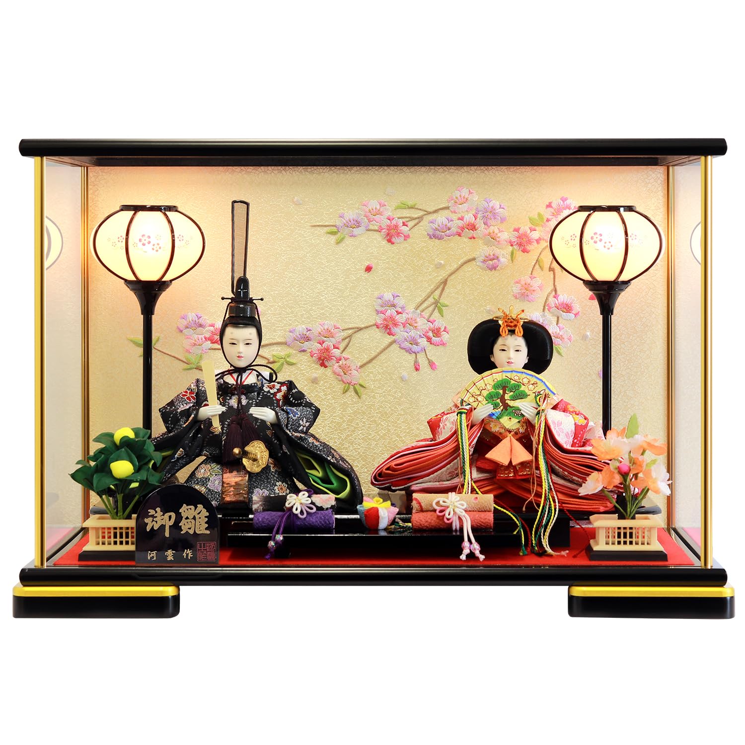 Hina Hina Prince Case Case Black Painted Glass Width 42 x Depth 24 x Height Aluminum Post S0202Z Doll, Doll, Decoration, Decoration, Case, 31cm,
Hina Hina Prince Case Case Black Painted Glass Width 42 x Depth 24 x Height Aluminum Post S0202Z Doll, Doll, Decoration, Decoration, Case, 31cm,