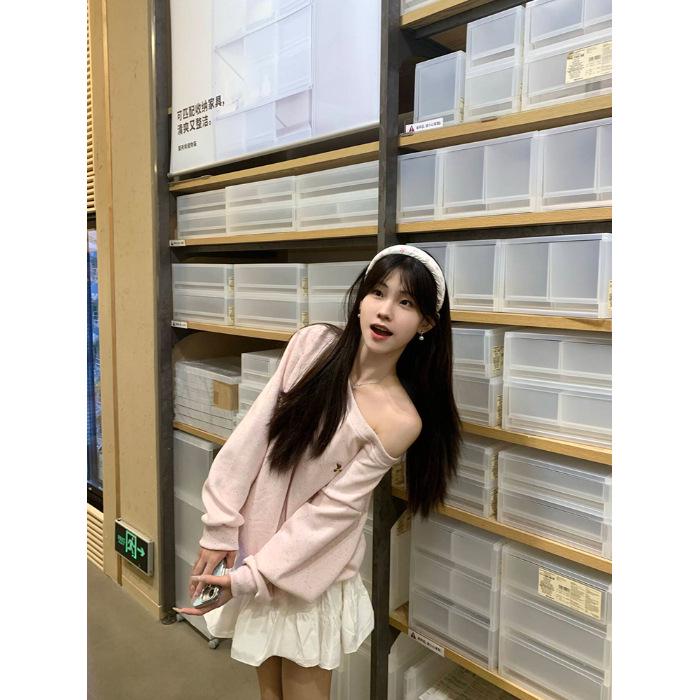 ВМД 2024 Женский американский ретро с вышивкой щенок с косым плечом с длинным рукавом L розовый
ВМД 2024 Женский американский ретро с вышивкой щенок с косым плечом с длинным рукавом L розовый