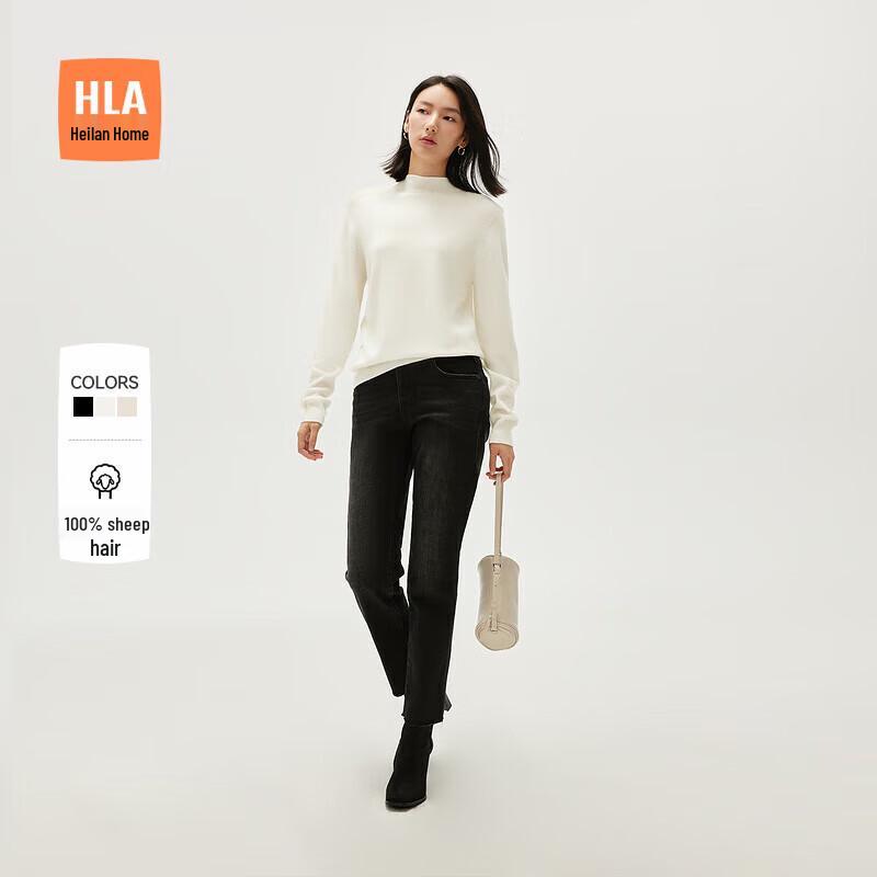 HLA Women s Mock Neck 100% Wool Knit Sweater M
HLA Women s Mock Neck 100% Wool Knit Sweater M