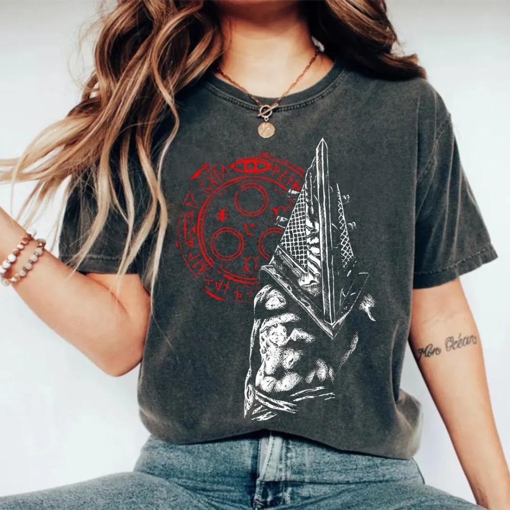 Vintage Silent Hill 2 Shirt Distressed Pyramid Head Tee Comfort Colors Tee Clothing Short Sleeve Unisex Women AllSeason 4XL
Vintage Silent Hill 2 Shirt Distressed Pyramid Head Tee Comfort Colors Tee Clothing Short Sleeve Unisex Women AllSeason 4XL