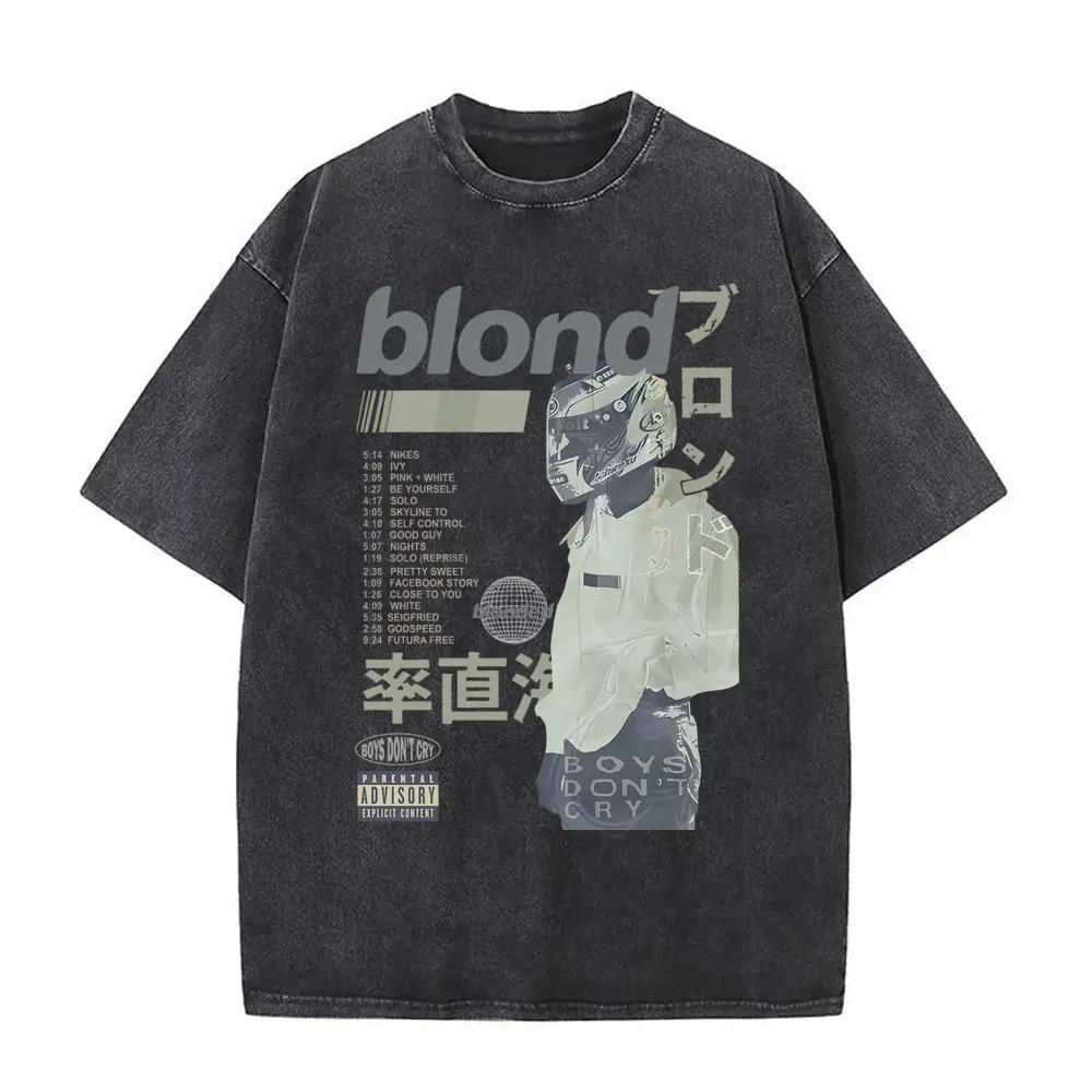 Hot Sale Rapper Frank Blond Poster Print Tshirt Men Women Vintage Washed Cotton Summer Tee Harajuku Fashion Oversize Casual Top S
Hot Sale Rapper Frank Blond Poster Print Tshirt Men Women Vintage Washed Cotton Summer Tee Harajuku Fashion Oversize Casual Top S