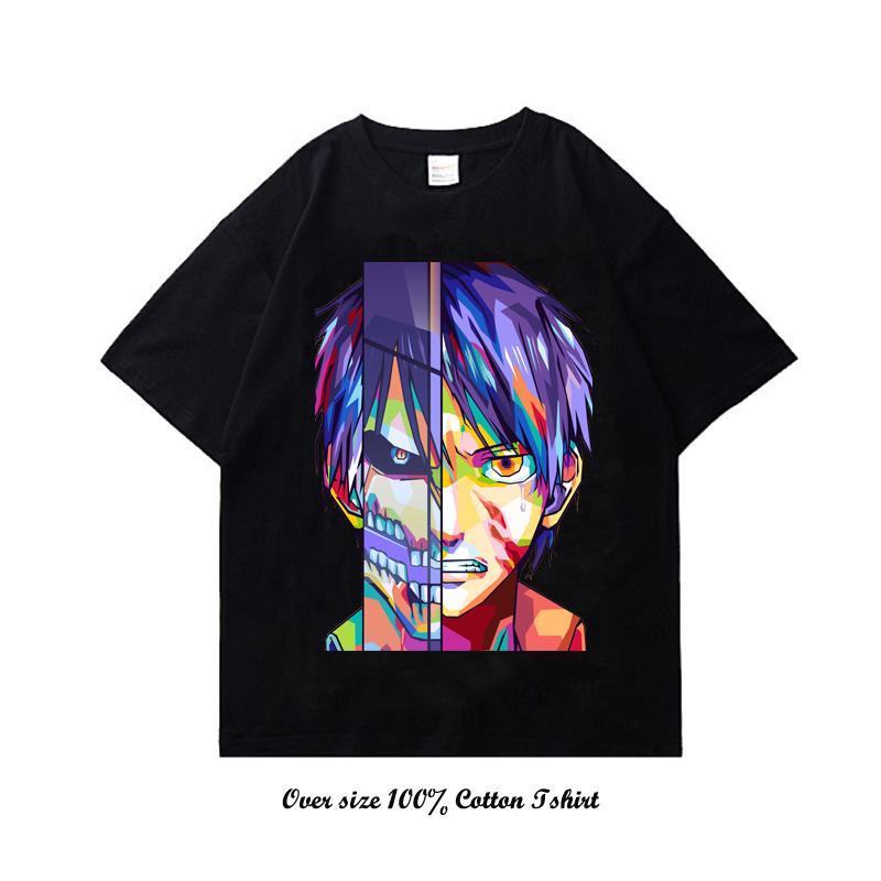 Футболки с японским аниме «Атака титанов» для мужчин и женщин, хлопковые футболки с принтом, с коротким рукавом, модные футболки оверсайз, унисекс XXXXL
Футболки с японским аниме «Атака титанов» для мужчин и женщин, хлопковые футболки с принтом, с коротким рукавом, модные футболки оверсайз, унисекс XXXXL